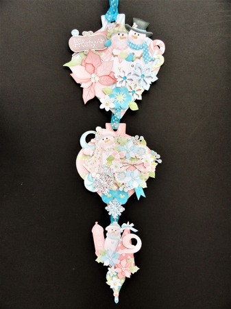In the Frosty Air Hanging Bauble Trio by Valerie Spowart
