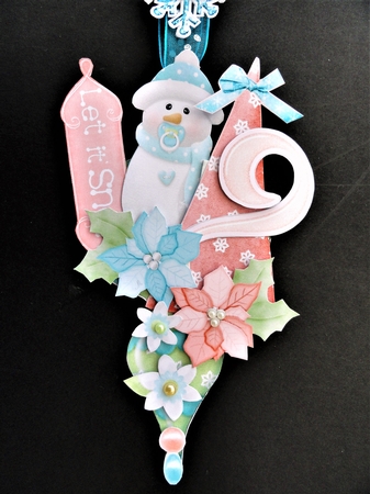 In the Frosty Air Hanging Bauble Trio by Valerie Spowart
