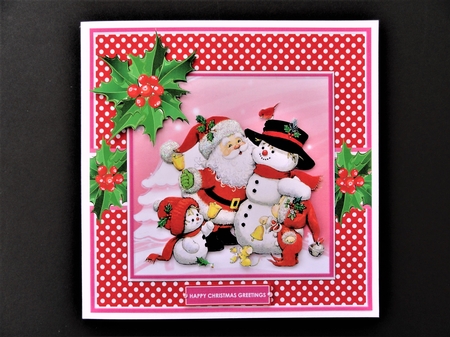 Happy Christmas Greetings 16 by Valerie Spowart