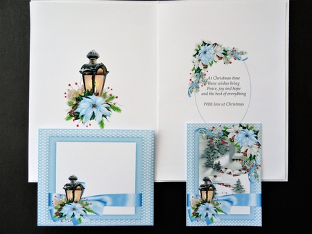 Christmas ribbon wrap church scene 3 by Valerie Spowart