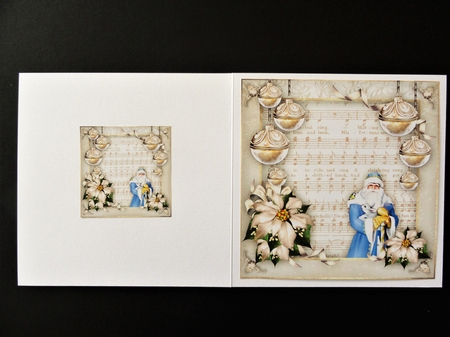 Winter Christmas Santa Claus with Animals Mini Kit by Valerie Spowart