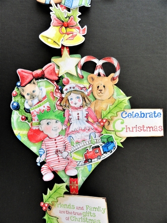 Home for Christmas Hanging Bauble Trio by Valerie Spowart