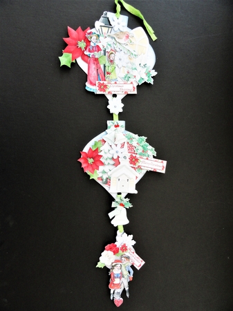 In the Bleak Mid Winter Hanging Bauble Trio by Valerie Spowart