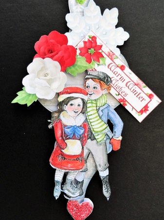In the Bleak Mid Winter Hanging Bauble Trio by Valerie Spowart