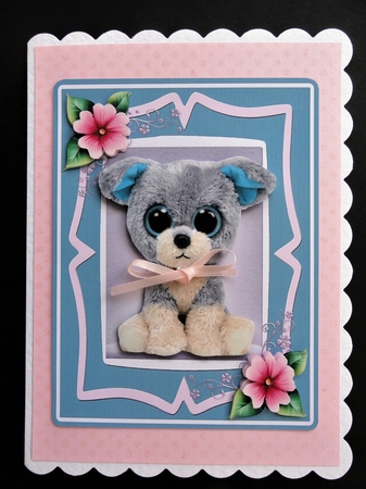 Beanie Series 5x7 Card Front 7 by Valerie Spowart