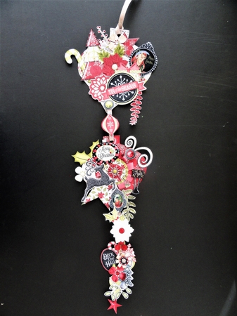 Deck the Halls Hanging Baubles Trio by Valerie Spowart