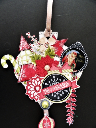 Deck the Halls Hanging Baubles Trio by Valerie Spowart