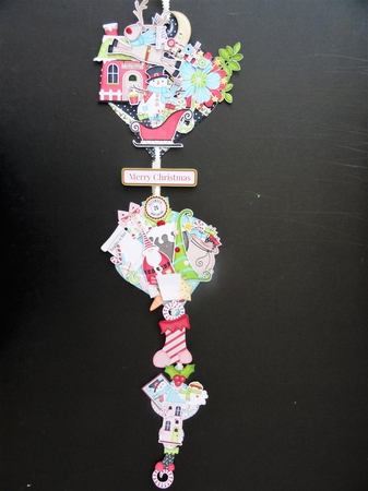 The Night Before Christmas Hanging Baubles Trio by Valerie Spowart