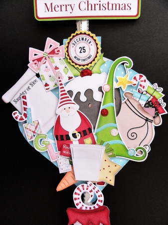 The Night Before Christmas Hanging Baubles Trio by Valerie Spowart