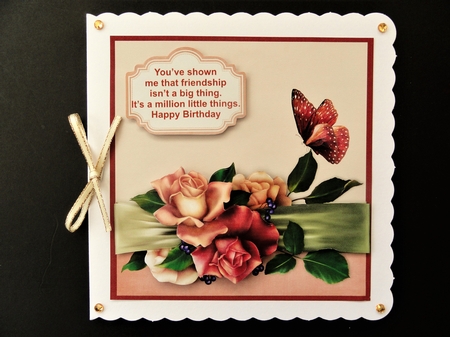 Autumn roses for a best friend by Valerie Spowart