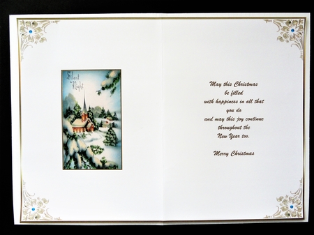 Silent Night Insert 1 by Valerie Spowart