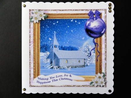 8x8 CHRISTMAS CHAPEL by Valerie Spowart