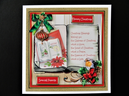 Robin Redbreast and bauble by Valerie Spowart