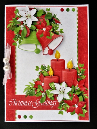 Christmas linen magic mini kit by Valerie Spowart