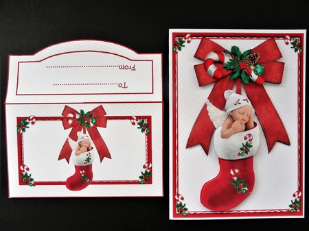 Angel baby 1st Christmas mini kit by Valerie Spowart