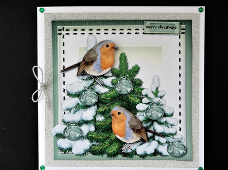 Christmas Robins by Valerie Spowart