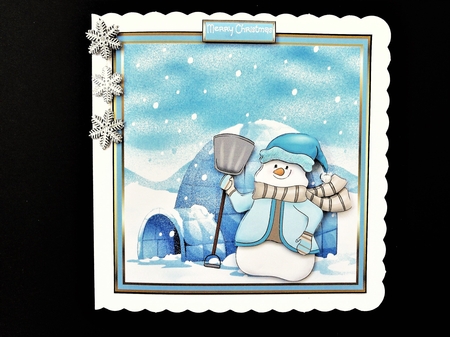 Snowmans new home by Valerie Spowart