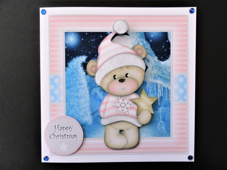 A Beary Merry Christmas Pink Mini Kit by Valerie Spowart