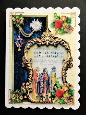 Chrsitmas Nativity over the edge card 3 by Valerie Spowart