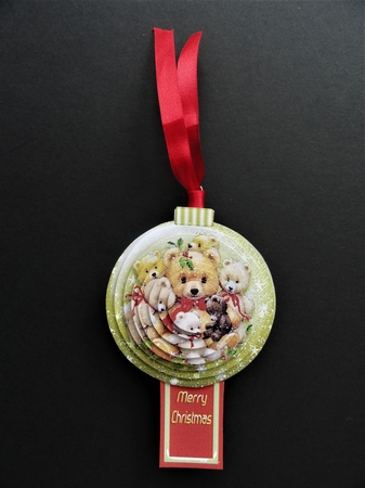 3D Bauble Card And Gift Box Mini Kit 5 by Valerie Spowart