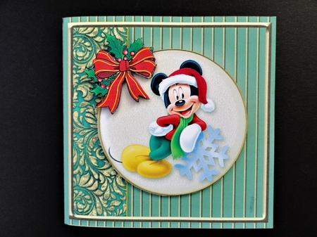 3D Bauble Card And Gift Box Mickey Kit 3 by Valerie Spowart