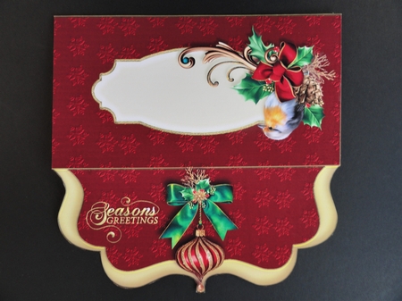 Red Gold Voucher Christmas Decor 5  by Valerie Spowart