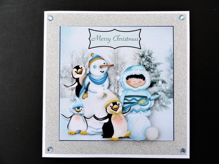 Christmas friends#1 by Valerie Spowart