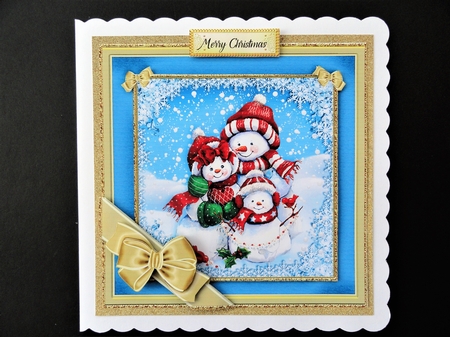 Winter Playground Card Front Mini Kit 2 by Valerie Spowart