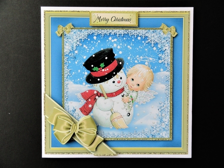 Winter Playground Card Front Mini Kit 6 by Valerie Spowart