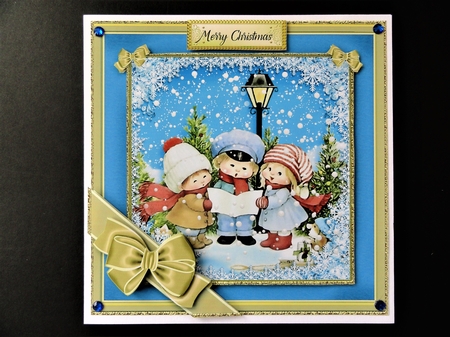 Winter Playground Card Front Mini Kit 7 by Valerie Spowart