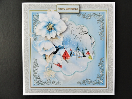 Vintage Christmas village by Valerie Spowart