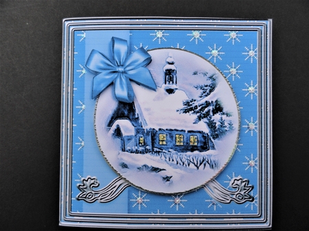 3D Bauble Card And Gift Box Christmas Church Kit.2 by Valerie Spowart