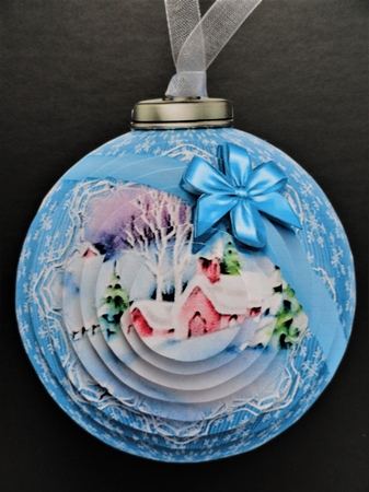 3D Bauble Card And Gift Box Christmas Church Kit.5 by Valerie Spowart