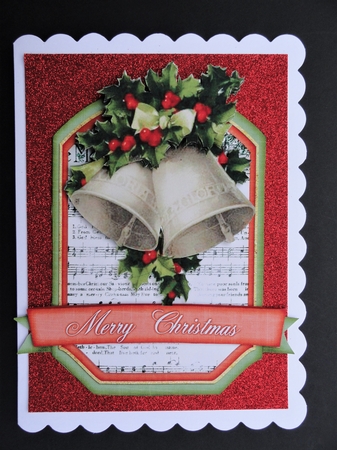 Vintage Banner Card Christmas 1316 by Valerie Spowart