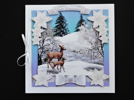 WINTER DEER SCENE MINI KIT by Valerie Spowart