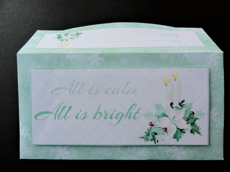 All is Calm MoneyHolder Envelope by Valerie Spowart