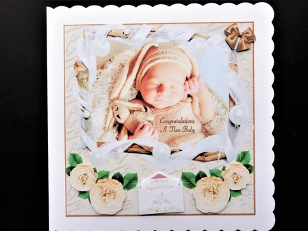 NEW BABY UNISEX 2 BASKET FULL OF BABY by Valerie Spowart