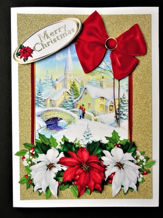 Merry and bright Christmas choice of scenes mini kit 2 by Valerie Spowart