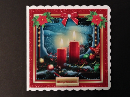 CHRISTMAS CANDLES SHEET 1 by Valerie Spowart