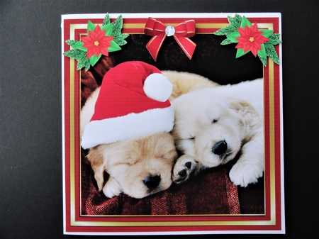 CHRISTMAS PUPPIES 2 by Valerie Spowart