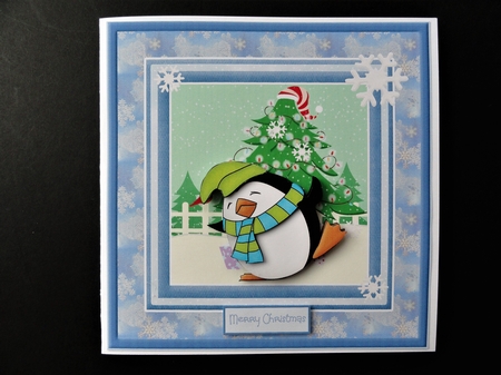 Happy penguin by Valerie Spowart