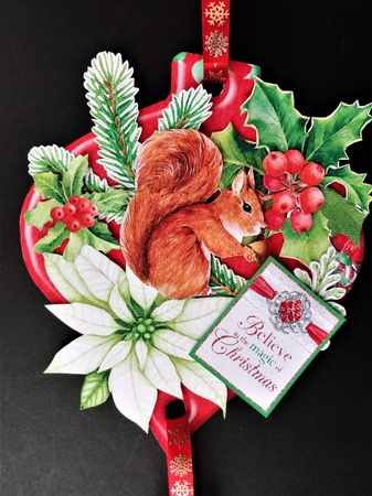 Colours of Christmas Hanging Baubles Trio by Valerie Spowart