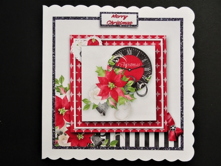 Christmas Time - Stacked Card Front by Valerie Spowart