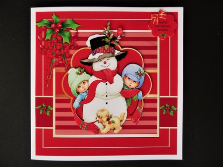 Joyful Christmas Wishes 6 by Valerie Spowart