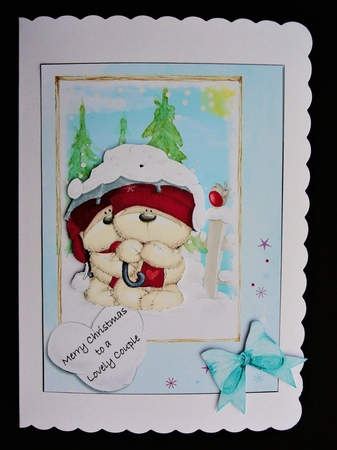 Merry Christmas to a lovely couple by Valerie Spowart