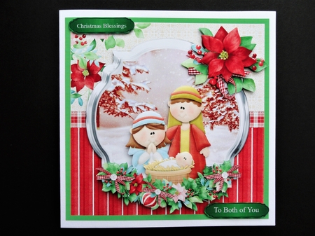 Christmas Time Nativity Card Mini Kit & Decoupage by Valerie Spowart