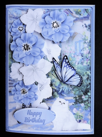 Cottage Garden - 5in x 7in Card Mini Kit by Valerie Spowart
