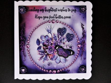 Brightest wishes get well  by Valerie Spowart