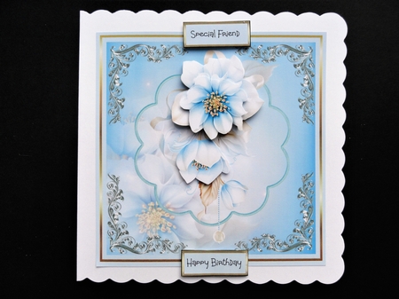 Blue flowers by Valerie Spowart
