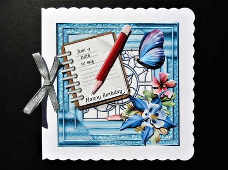 Butterfly Thank You - quick card by Valerie Spowart